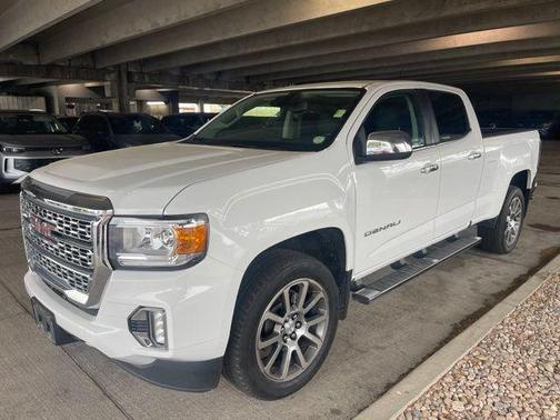 Summit White 2022 GMC Canyon Denali