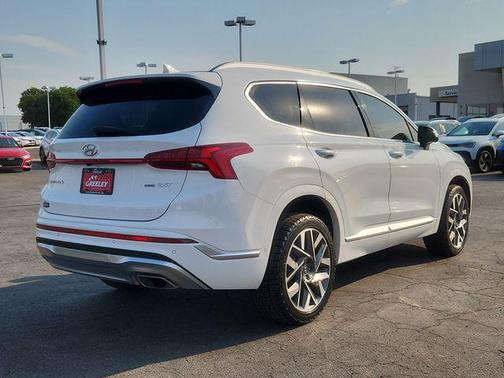 Serenity White Pearl 2023 Hyundai SANTA FE Calligraphy