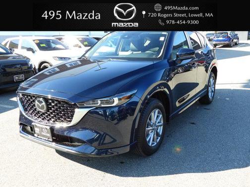 Deep Crystal Blue Mica 2025 Mazda CX-5 Preferred