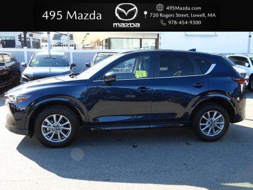 Deep Crystal Blue Mica 2025 Mazda CX-5 Preferred
