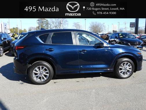 Deep Crystal Blue Mica 2025 Mazda CX-5 Preferred