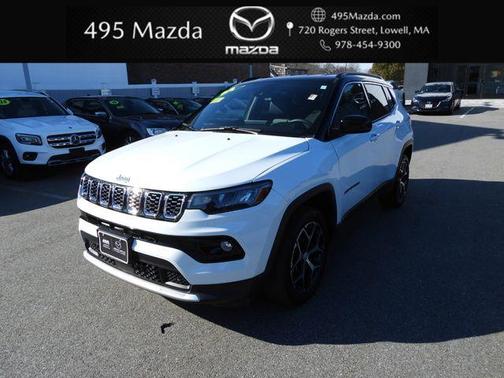 Bright White Clearcoat 2024 Jeep Compass Limited