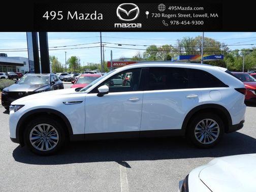 Rhodium White Premium 2025 Mazda CX-90 SE