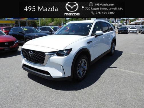 Rhodium White Premium 2025 Mazda CX-90 SE