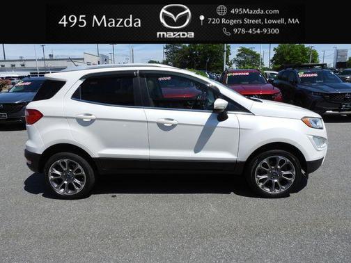 White Platinum Clearcoat Metallic 2019 Ford EcoSport Titanium