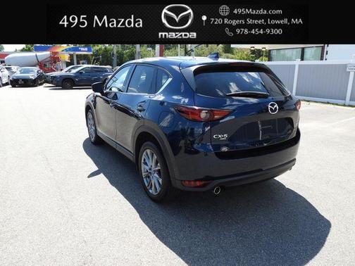 Deep Crystal Blue Mica 2021 Mazda CX-5 Grand Touring