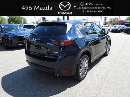 Deep Crystal Blue Mica 2021 Mazda CX-5 Grand Touring