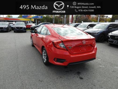 Red 2017 Honda Civic LX