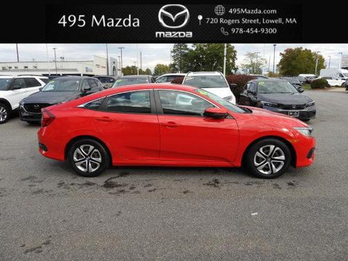 Red 2017 Honda Civic LX