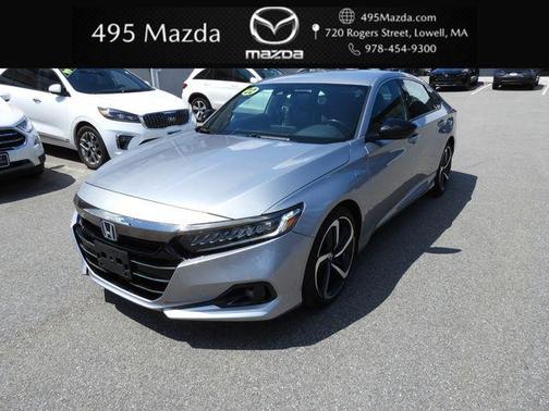 Silver 2022 Honda Accord Hybrid Sport