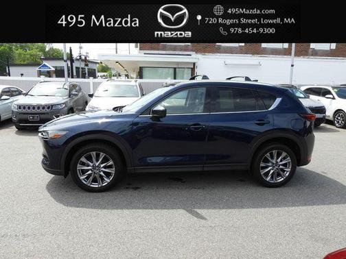 Deep Crystal Blue Mica 2021 Mazda CX-5 Grand Touring