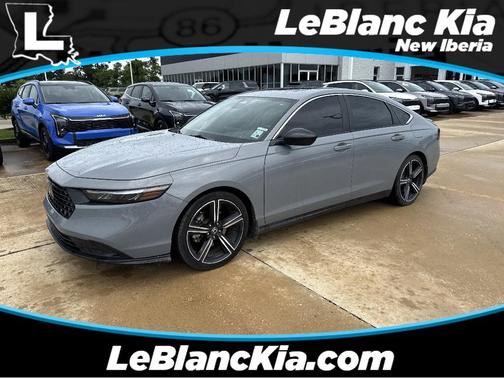 Urban Gray Pearl 2024 Honda Accord Hybrid Sport