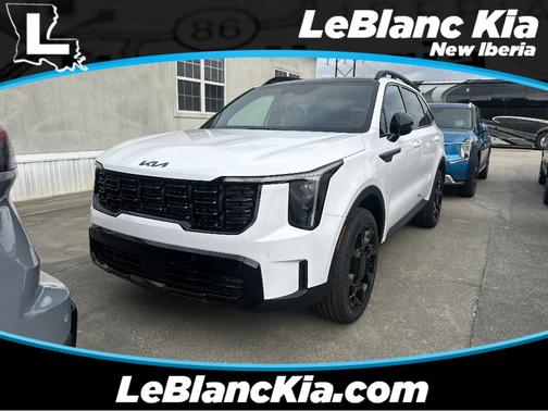 Glacial White Pearl 2026 Kia Sorento X-Line SX Prestige
