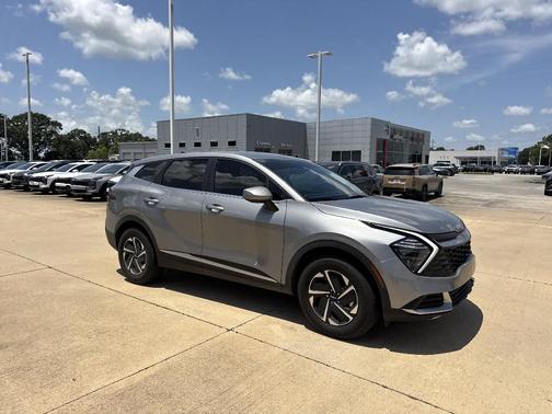 Steel Gray 2025 Kia Sportage Hybrid LX