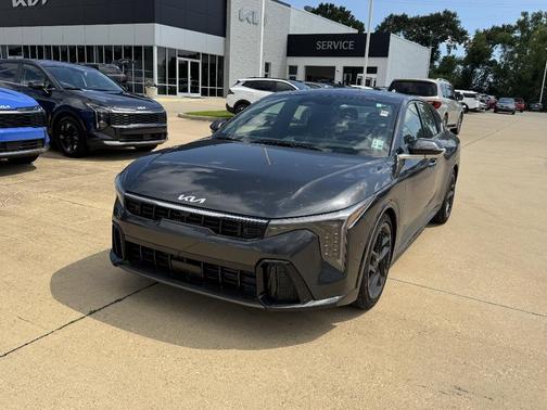Gray 2025 Kia K4 GT-Line Turbo