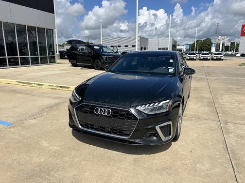 Mythos Black Metallic 2023 Audi A4 45 S line Premium Plus