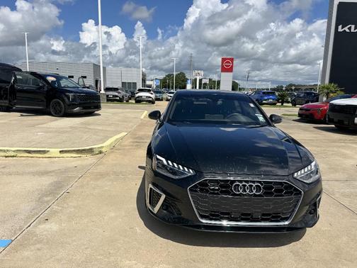 Mythos Black Metallic 2023 Audi A4 45 S line Premium Plus