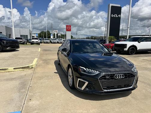 Mythos Black Metallic 2023 Audi A4 45 S line Premium Plus