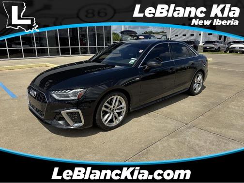 Mythos Black Metallic 2023 Audi A4 45 S line Premium Plus
