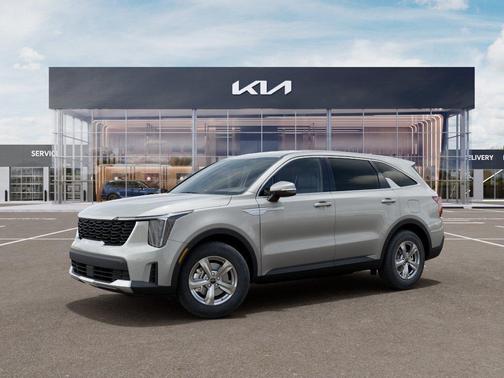 Ivory Silver 2026 Kia Sorento LX