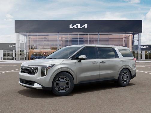 Ivory Silver 2026 Kia Carnival Hybrid EX