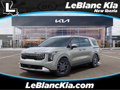 Ivory Silver 2026 Kia Carnival Hybrid EX