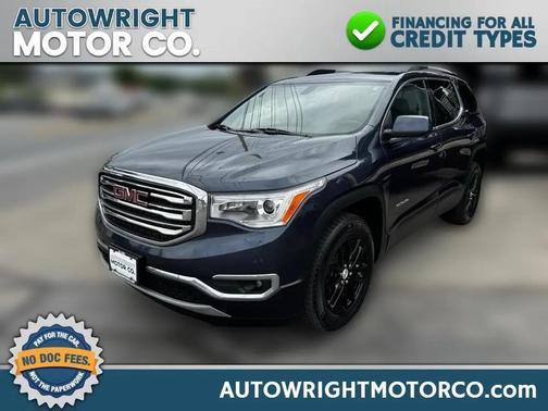 Blue 2019 GMC Acadia SLT-1