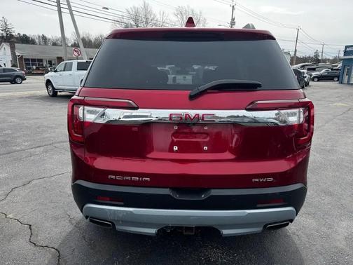 Red 2021 GMC Acadia AWD SLE