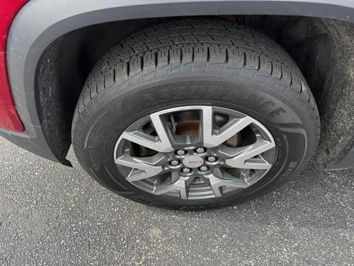 Red 2021 GMC Acadia AWD SLE