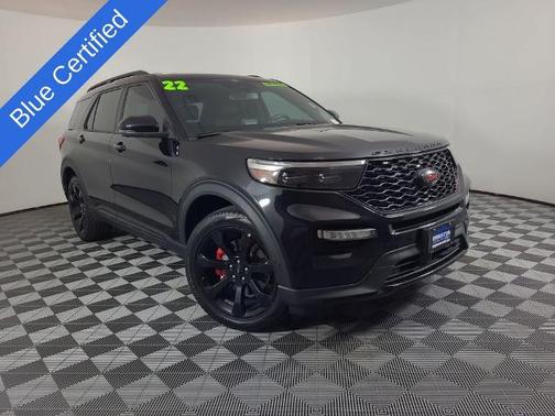 AGATE BLACK METALLIC 2022 Ford Explorer ST