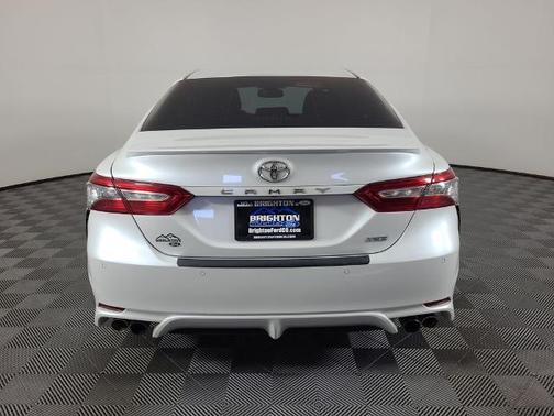 White 2018 Toyota Camry XSE