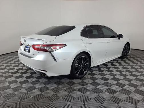 White 2018 Toyota Camry XSE