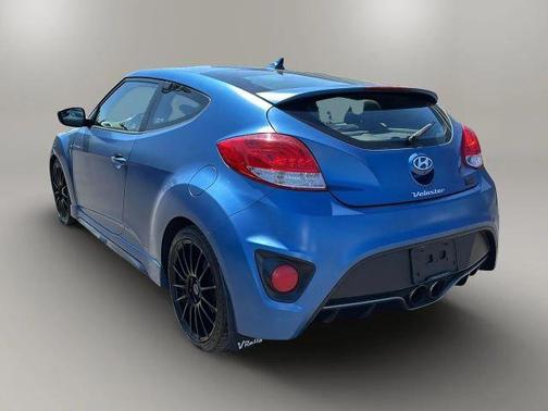 Matte Blue 2016 Hyundai Veloster Turbo Rally Edition