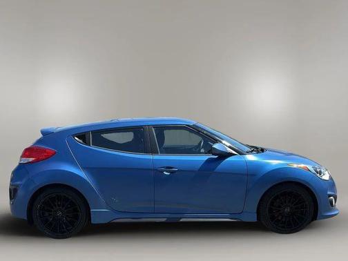 Matte Blue 2016 Hyundai Veloster Turbo Rally Edition