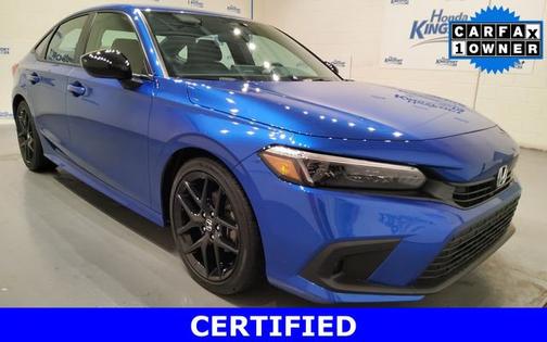 Aegean Blue Metallic 2023 Honda Civic