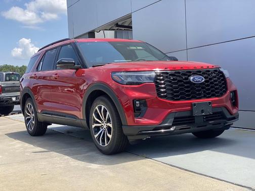 Red 2026 Ford Explorer ST-Line