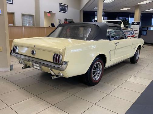 Yellow 1965 Ford Mustang
