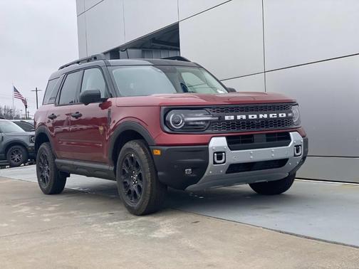 Red 2026 Ford Bronco Sport Badlands