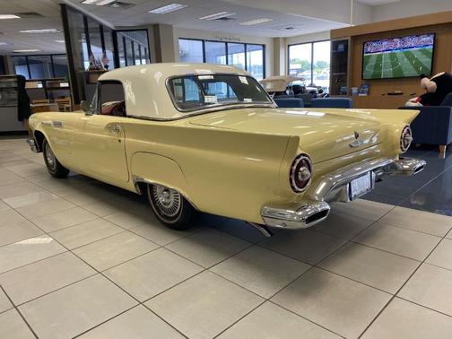Yellow 1957 Ford Thunderbird