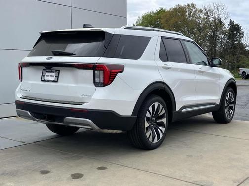 White 2026 Ford Explorer Platinum
