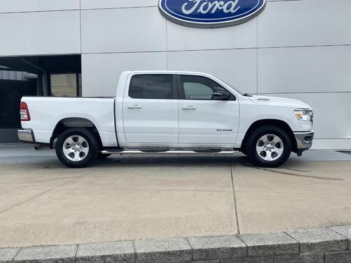 White 2021 RAM 1500 Big Horn