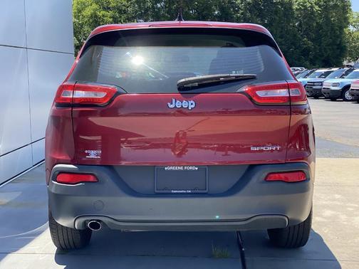 Red 2017 Jeep Cherokee Sport