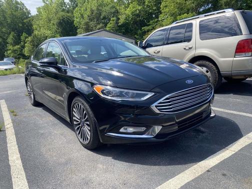 Black 2018 Ford Fusion Titanium