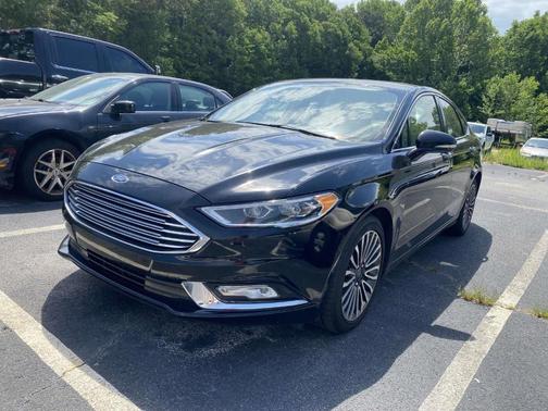 Black 2018 Ford Fusion Titanium