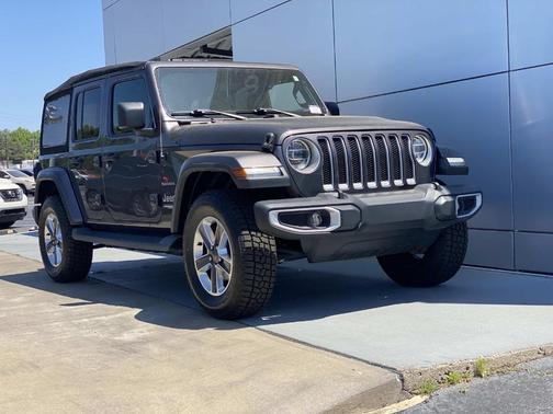 Gray 2020 Jeep Wrangler Unlimited Sahara