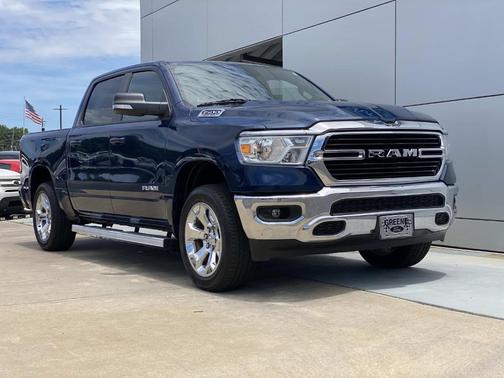 Blue 2021 RAM 1500 Big Horn