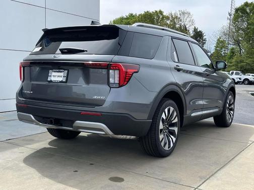 Gray 2026 Ford Explorer Platinum