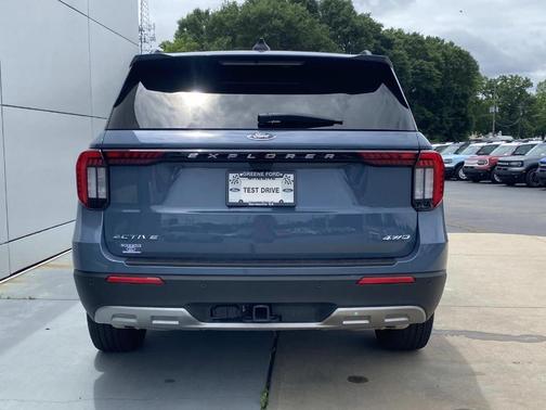 Blue 2025 Ford Explorer Active