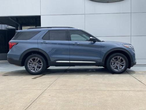 Blue 2025 Ford Explorer Active