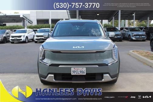 Green 2024 Kia EV9 Wind
